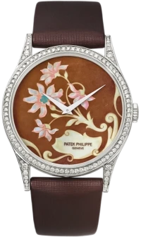 Часы Patek Philippe Calatrava Floral Arabesques 5077/100P-013 Часы Patek Philippe Calatrava Floral Arabesques 5077/100P-013