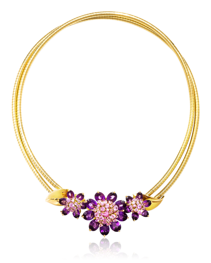 Браслет Van Cleef & Arpels PINK SAPPHIRE AND AMETHYST SUITE OF HAWAII JEWELS Браслет Van Cleef & Arpels PINK SAPPHIRE AND AMETHYST SUITE OF HAWAII JEWELS