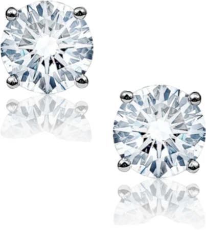Серьги No name ROUND DIAMONDS 1.00-1.00ct H/VVS2 EARRINGS Серьги No name ROUND DIAMONDS 1.00-1.00ct H/VVS2 EARRINGS