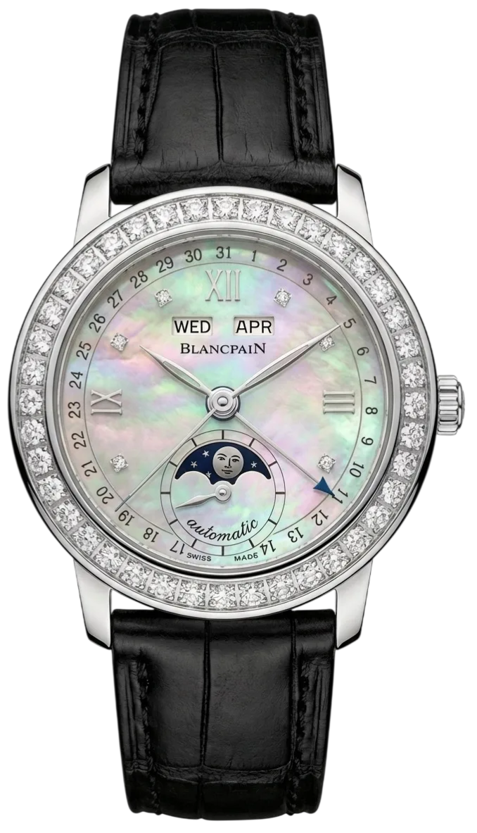 Часы Blancpain Leman Moon Phase Complete Calendar 34 mm