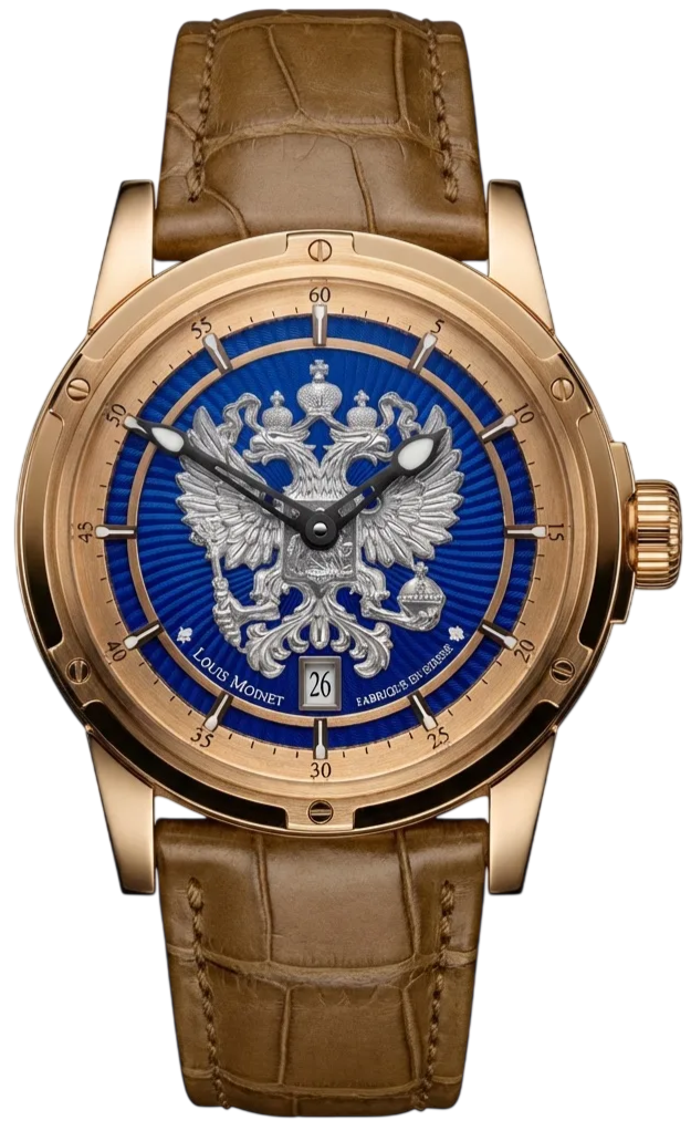 Часы Louis Moinet Mecanograph Russian Eagle Limited Edition 43 mm
