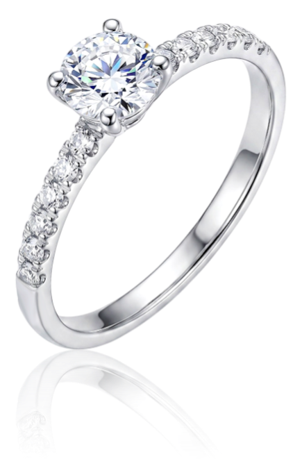 Кольцо No name с бриллиантом 0 52ct. Кольцо No name с бриллиантом 0 52ct.