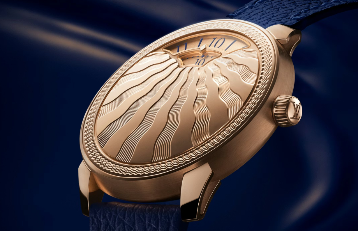 Превью статьи Louis Vuitton Tambour Convergence Rose Gold Guilloché