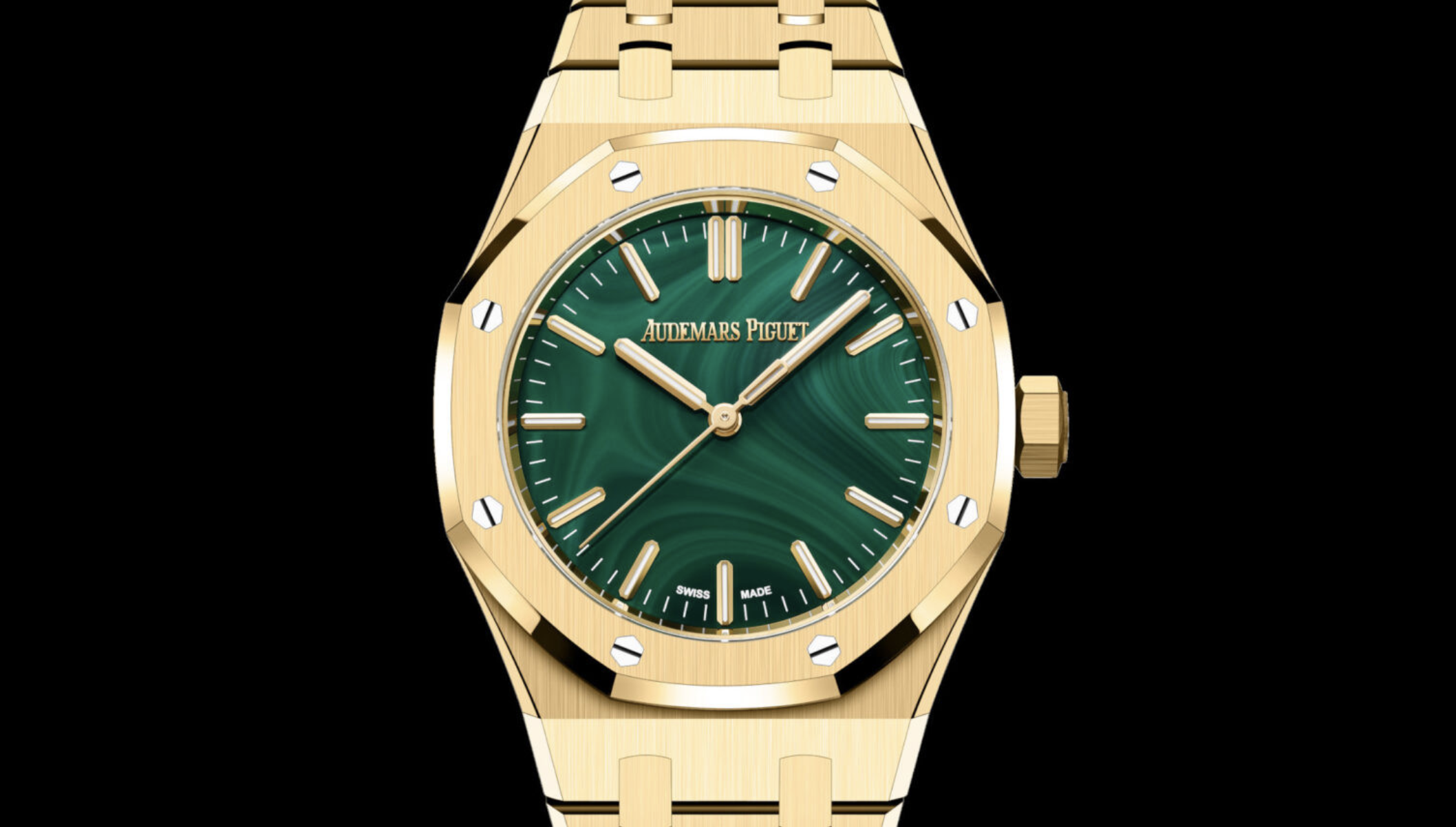 Audemars Piguet Royal Oak Selfwinding 37 и 41 мм с малахитовыми циферблатами