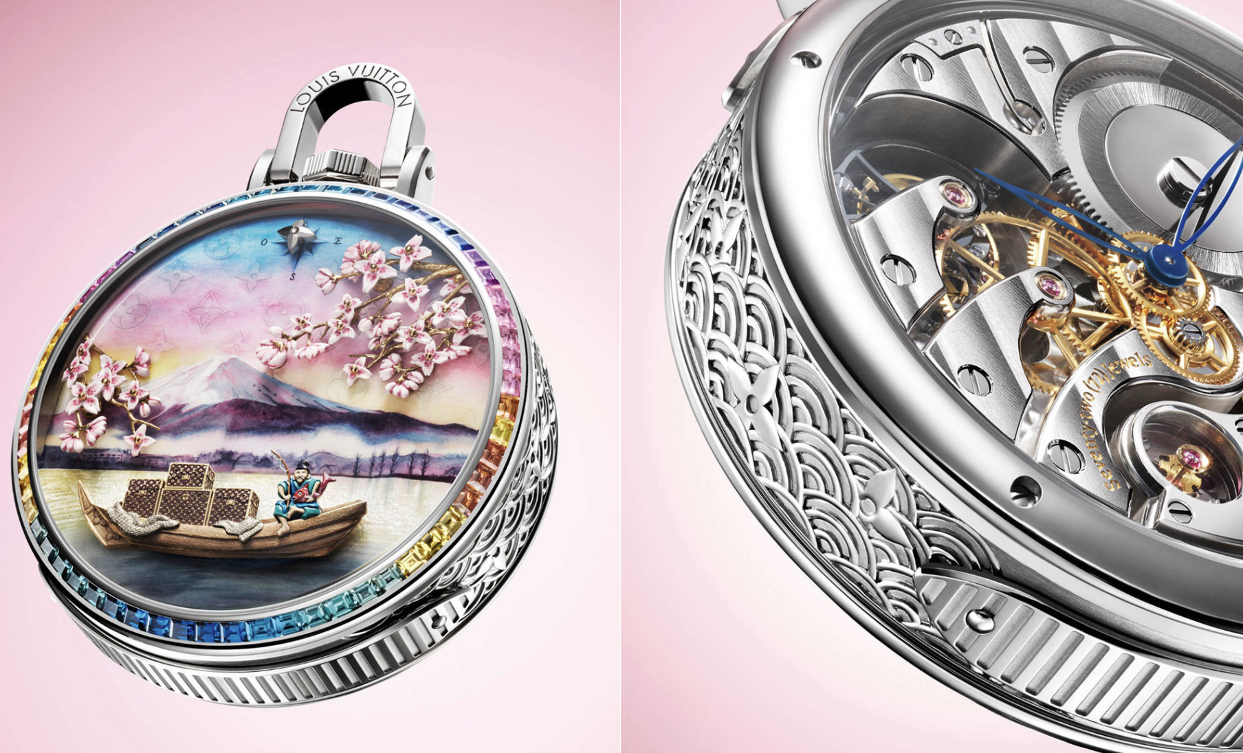 Louis Vuitton Escale au Mont Fuji Pocket Watch