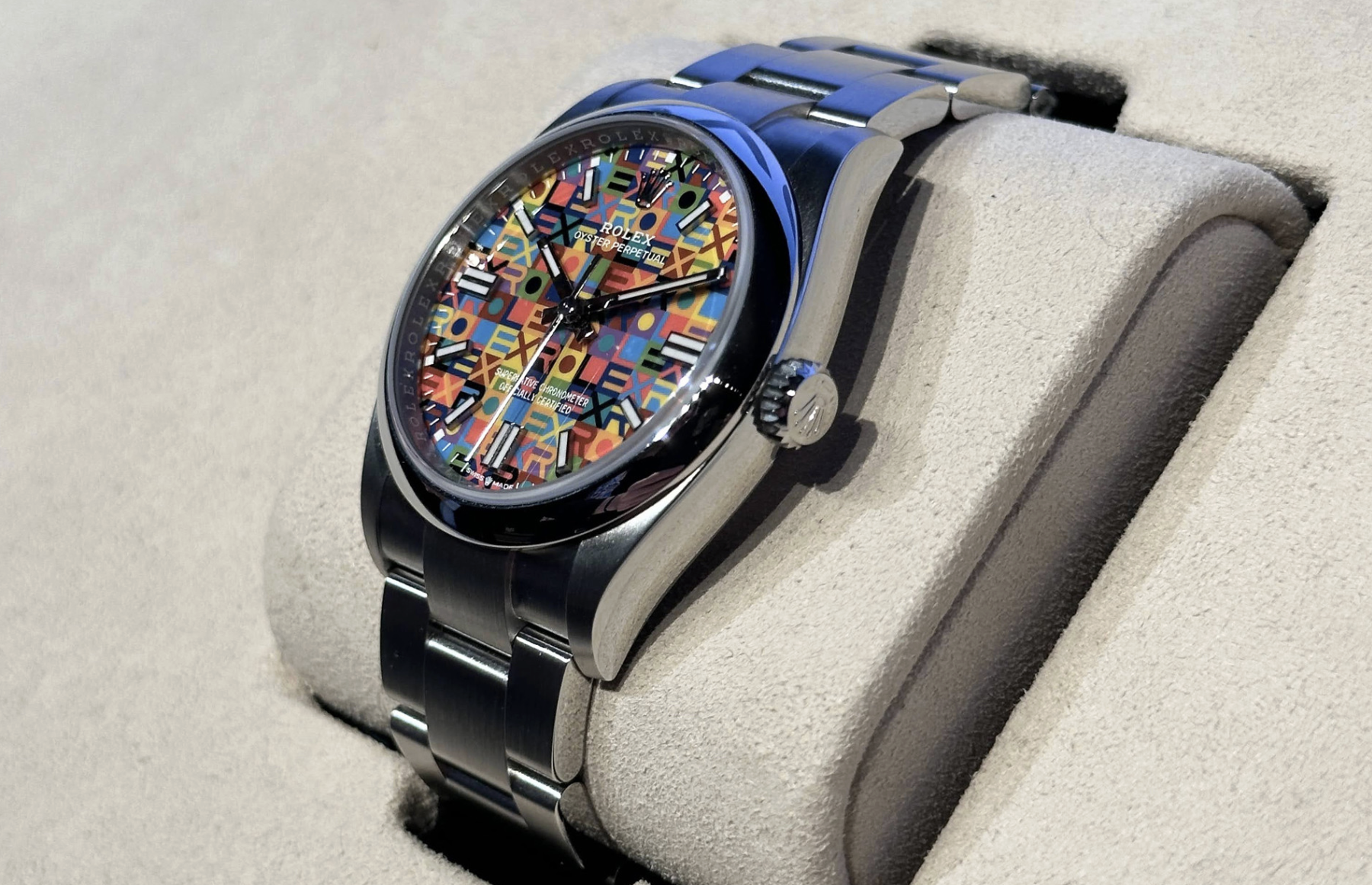 Rolex Oyster Perpetual с циферблатом Jubilee