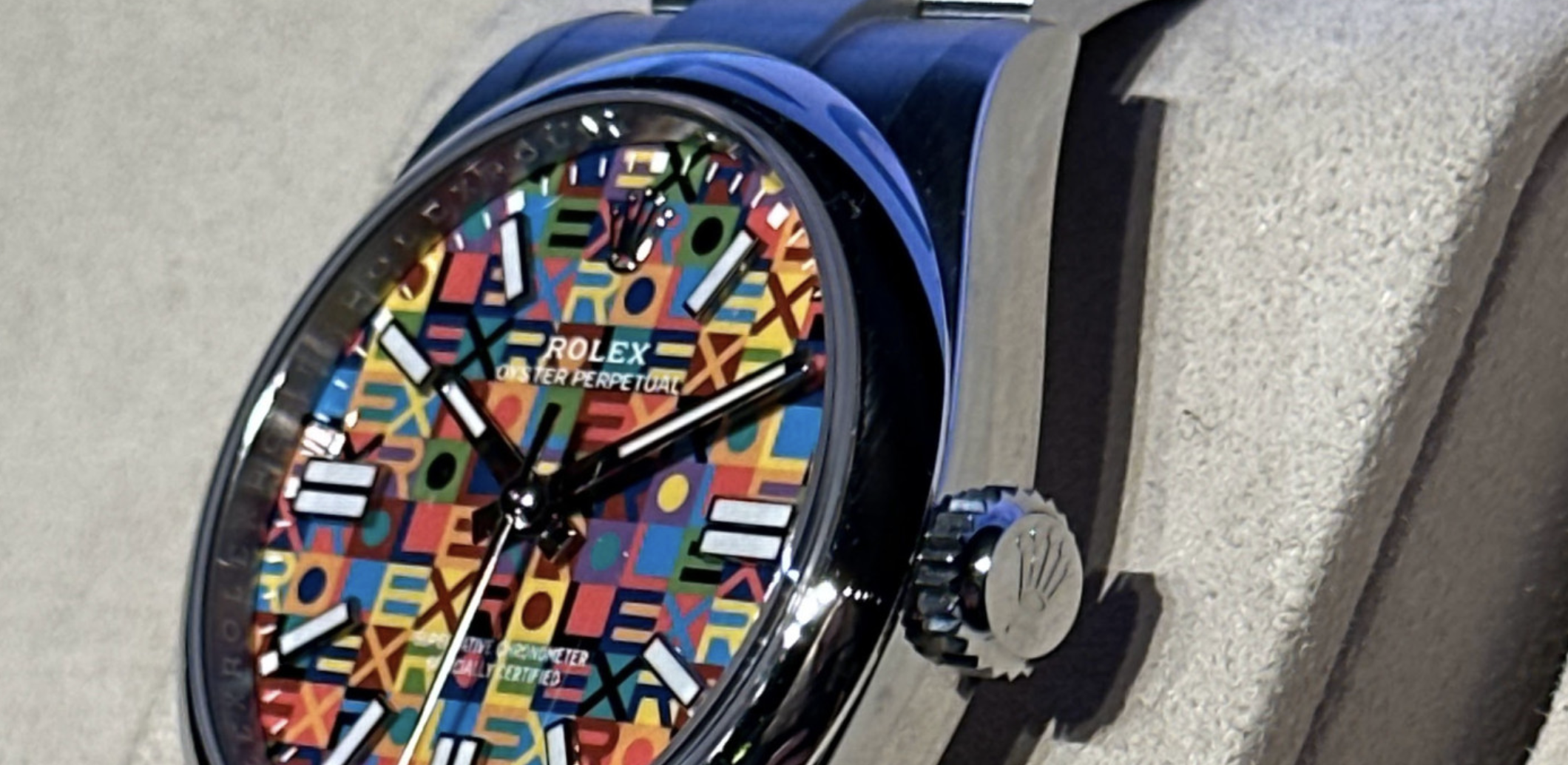 Rolex Oyster Perpetual с циферблатом Jubilee