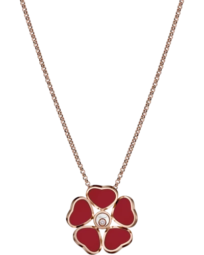 Chopard КУЛОН HAPPY DIAMONDS HAPPY HEARTS FLOWERS