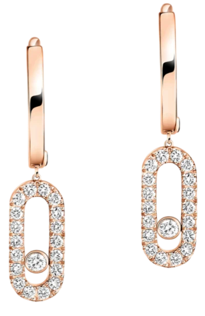 Messika Move Uno Diamond Hoop Earrings