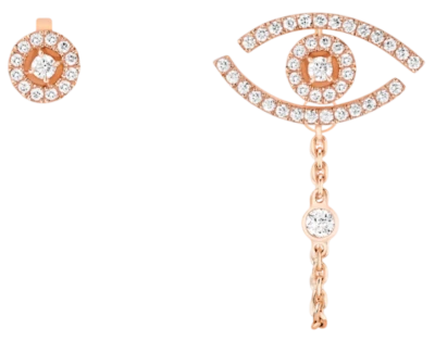 Messika Lucky Eye Pavé Earrings