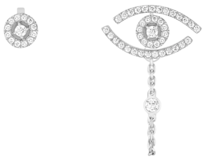 Messika Lucky Eye Pavé Earrings