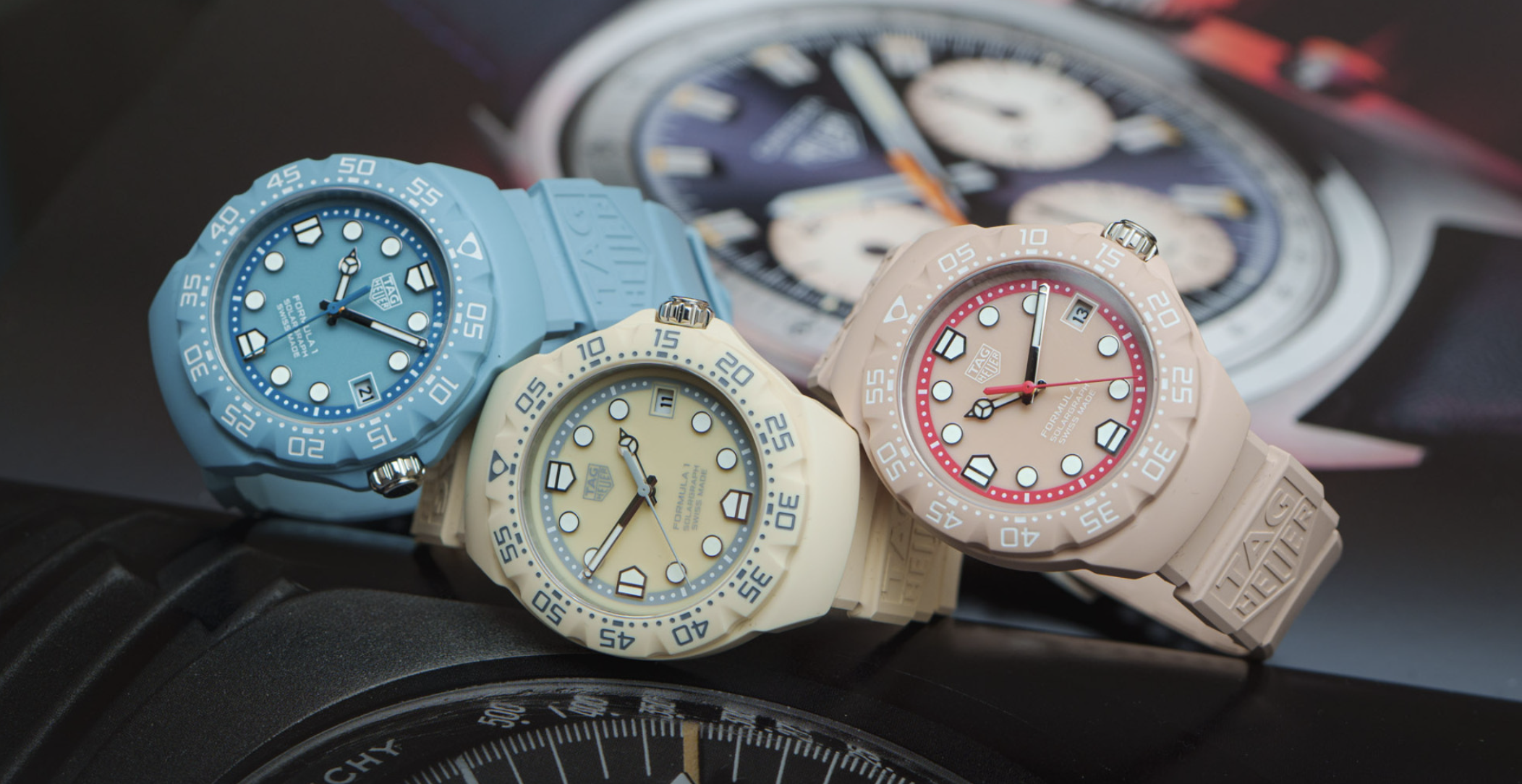TAG Heuer Formula 1 Solargraph 38mm Pastel Collection TAG Heuer Formula 1 Solargraph 38mm Pastel Collection