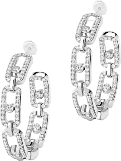 MESSIKA Move Link SM Hoop Earrings