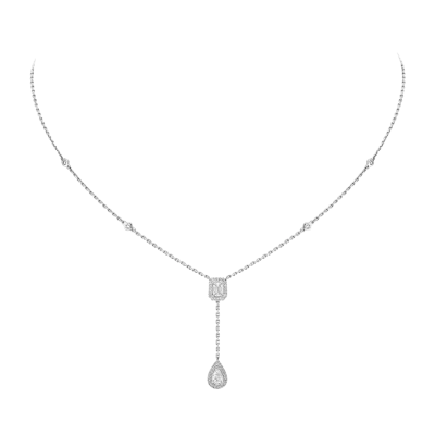 My Twin tie necklace 2x 0.10ct