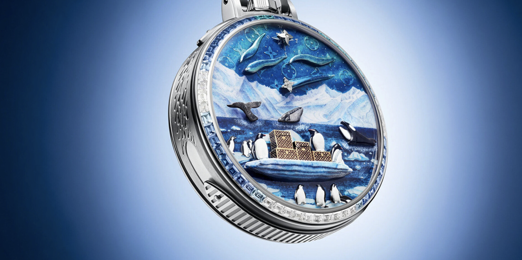 Louis Vuitton Escale en Alaska Pocket Watch