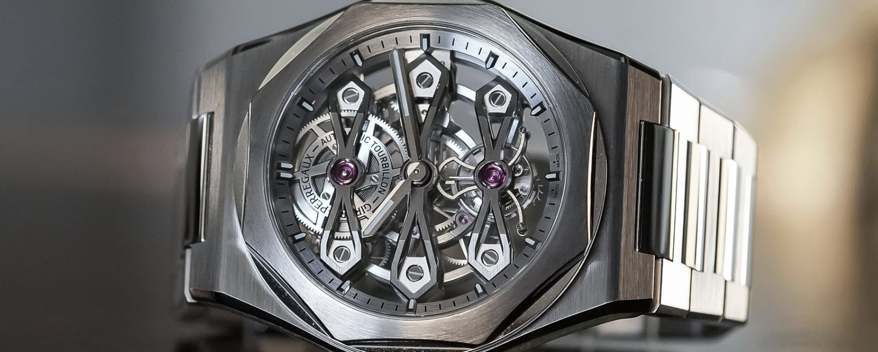 Girard-Perregaux Laureato Three Gold Bridges