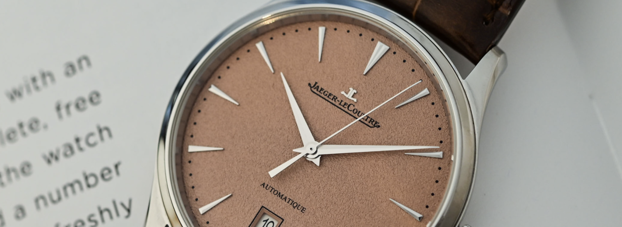 Jaeger-LeCoultre Master Ultra Thin с медными оттенками на циферблате Jaeger-LeCoultre Master Ultra Thin с медными оттенками на циферблате
