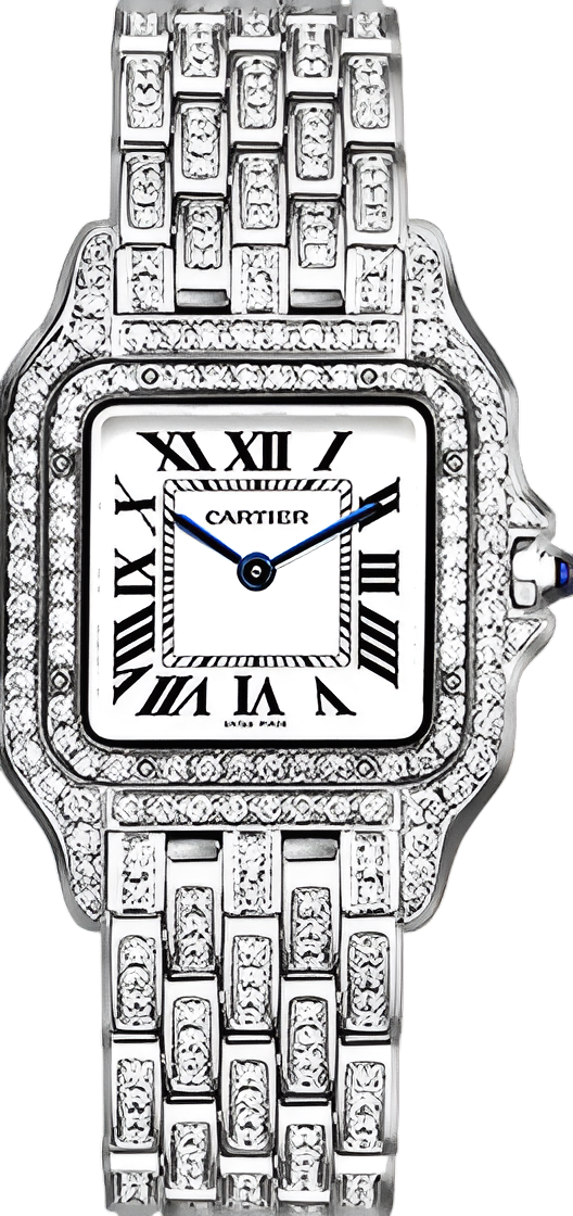 Cartier Small Panthere de Cartier Custom Diamonds Full Pave