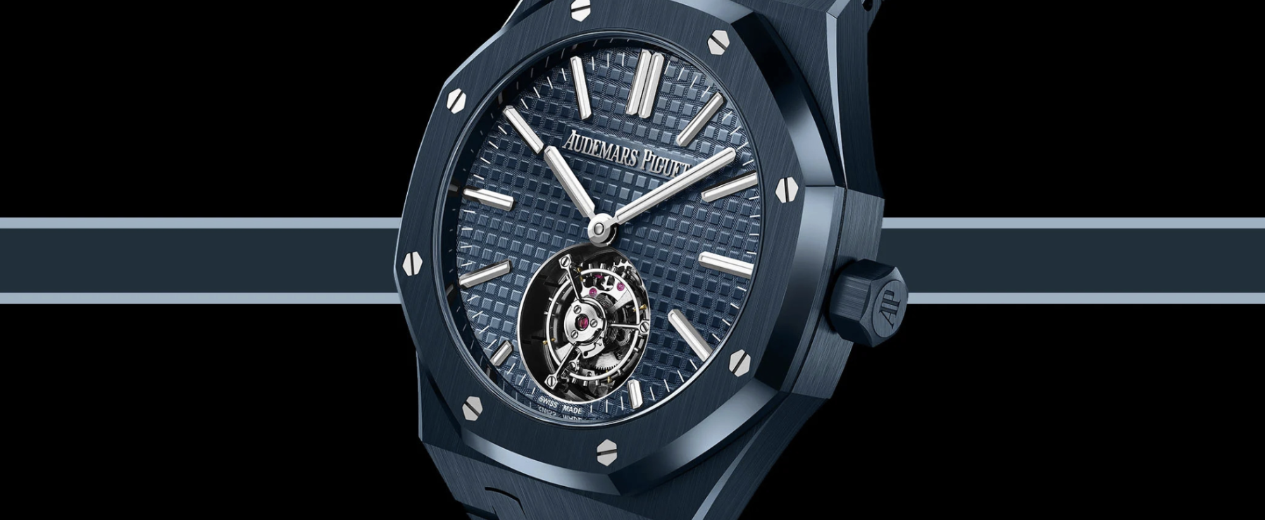 Audemars Piguet Royal Oak Selfwinding Flying Tourbillon Bleu Nuit Nuage Ceramic 26730CD