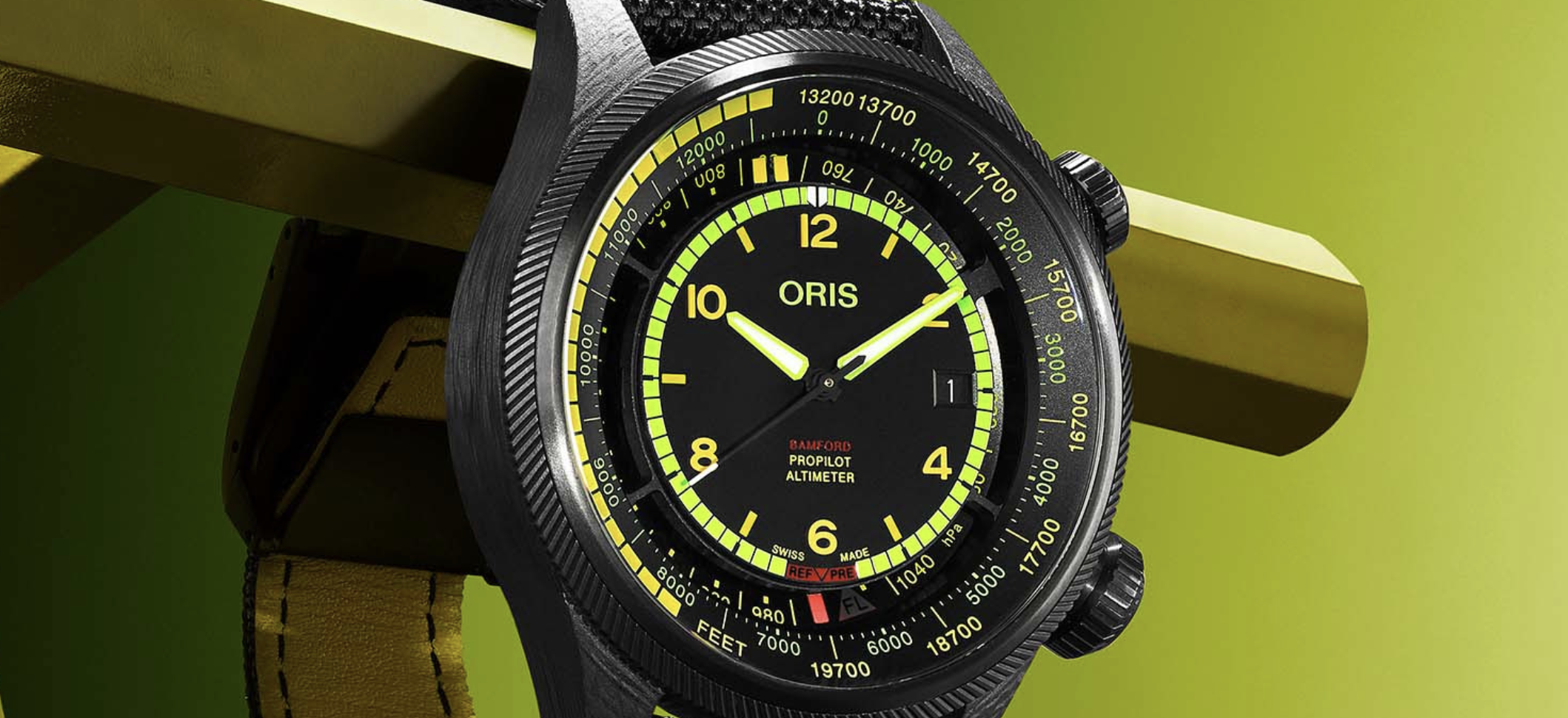 Oris x Bamford ProPilot Altimeter Mission Control