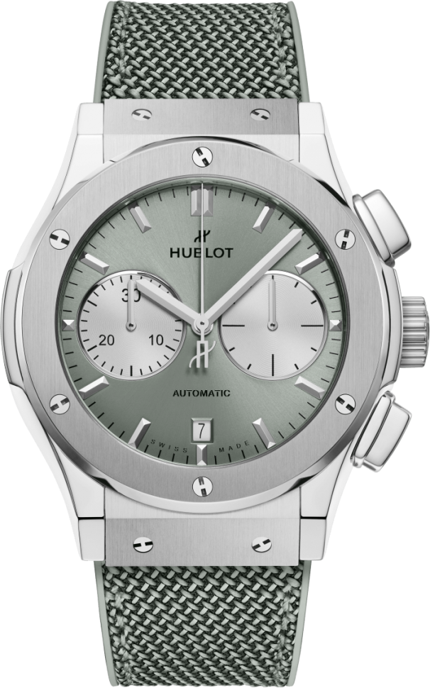 Hublot Classic Fusion Chronograph Titanium Sage Green Hublot Classic Fusion Chronograph Titanium Sage Green