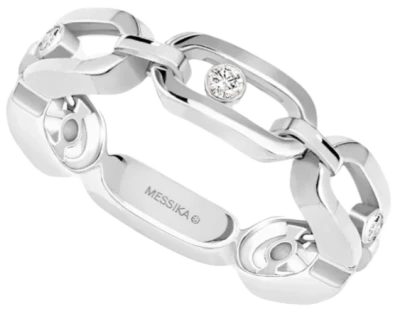 Messika MOVE LINK MULTI White Gold Diamond Ring ( Messika MOVE LINK MULTI White Gold Diamond Ring (