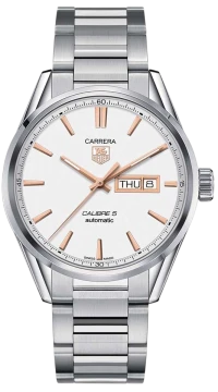 TAG Heuer Carrera Calibre 5 Day-Date Automatic Watch 41 mm TAG Heuer Carrera Calibre 5 Day-Date Automatic Watch 41 mm