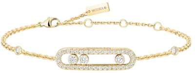 Move Classique Armband mit Diamanten ausgefasst, kleines Modell Move Classique Armband mit Diamanten ausgefasst, kleines Modell