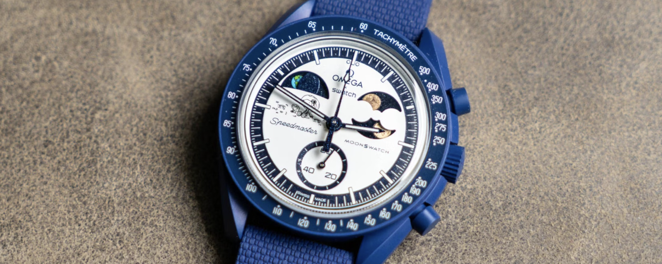 Omega x Swatch MoonSwatch Mission to Earthphase Moonshine Gold