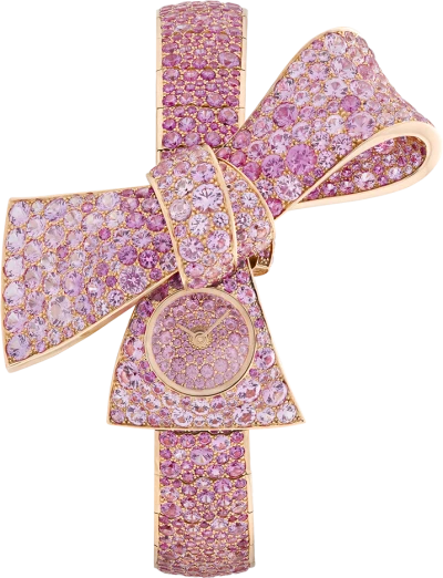 Van Cleef & Arpels Ruban Secret Saphirs Roses Van Cleef & Arpels Ruban Secret Saphirs Roses