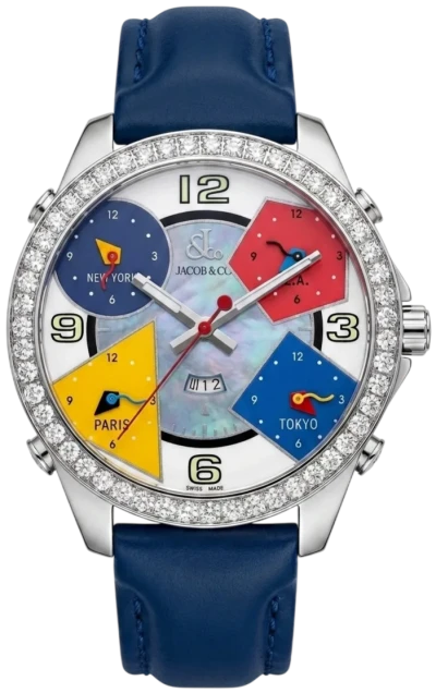 Часы Jacob & Co Five Time Zone 47 mm