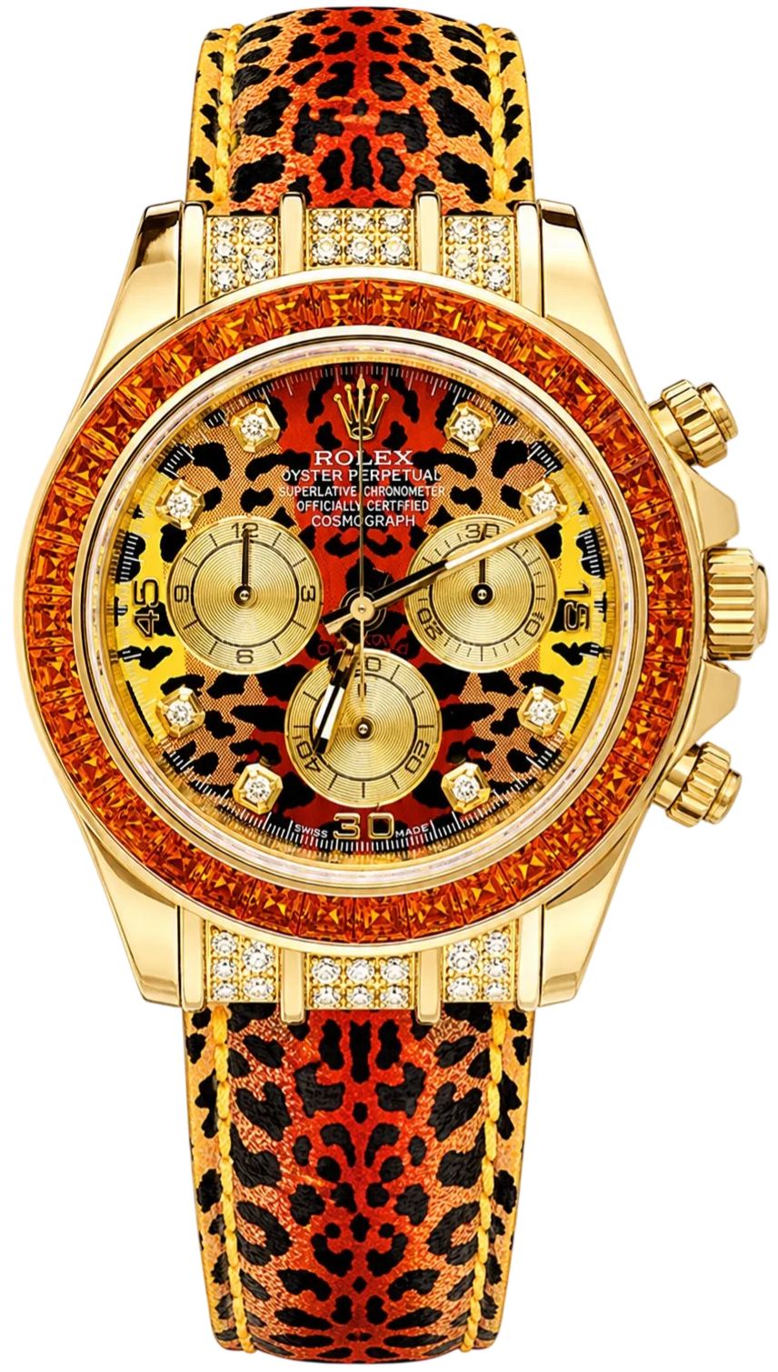 Часы Rolex Daytona Cosmograph 40mm Yellow Gold Custom
