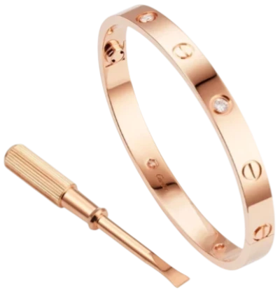 Браслет Cartier Love 4 бриллианта Браслет Cartier Love 4 бриллианта