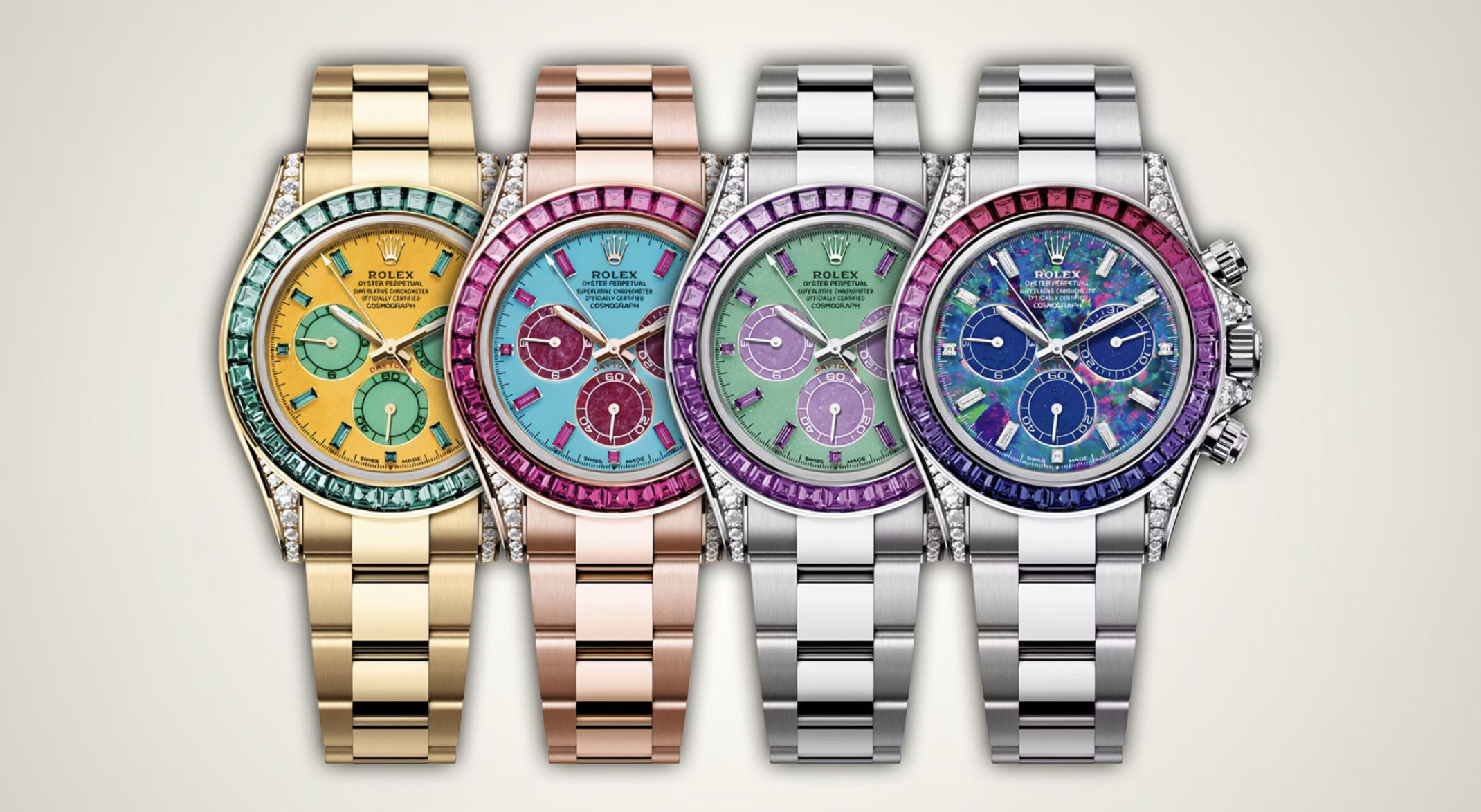 Четыре уникальных Rolex Daytona продали за $49,4 млн