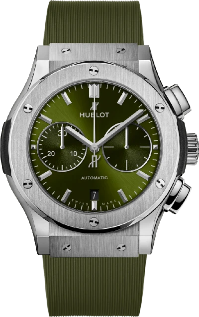 Hublot Chronograph Titanium Green