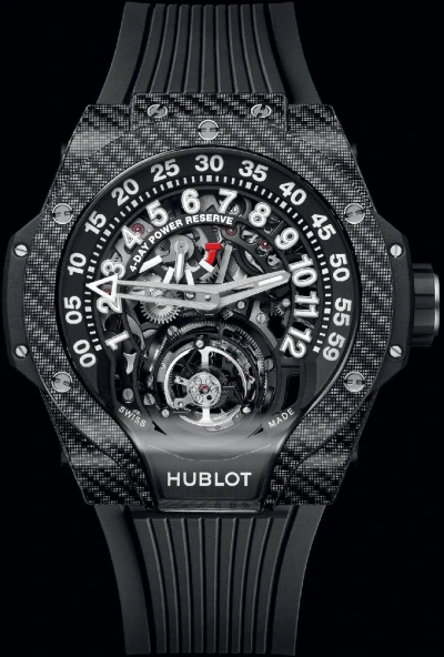 Hublot MP-13 Tourbillon Bi-Axis Retrograde Black Carbon Hublot MP-13 Tourbillon Bi-Axis Retrograde Black Carbon