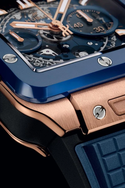 Hublot Unico King Gold Blue Ceramic Hublot Unico King Gold Blue Ceramic