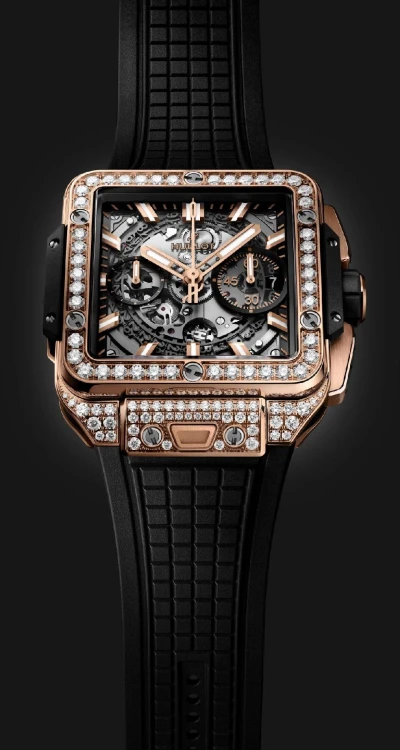 Hublot Unico King Gold Pavé Hublot Unico King Gold Pavé
