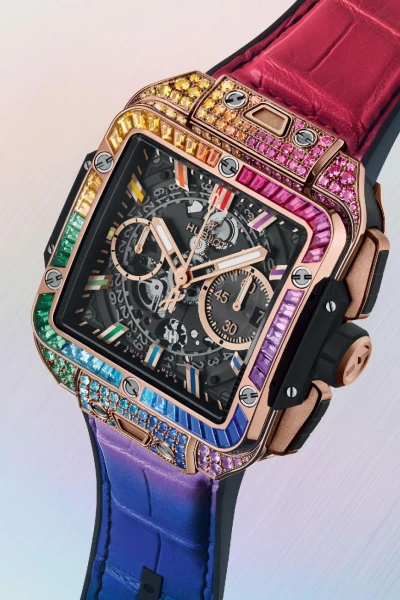 Hublot Unico King Gold Rainbow Hublot Unico King Gold Rainbow