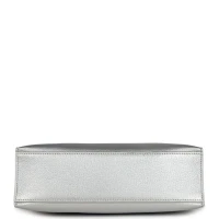Vintage Hermes Kelly Pochette Silver Metallic Chevre Palladium Hardware Vintage Hermes Kelly Pochette Silver Metallic Chevre Palladium Hardware