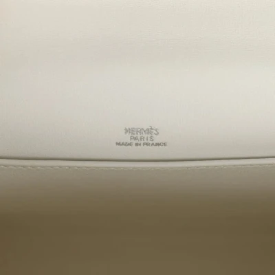 Vintage Hermes Kelly Pochette Silver Metallic Chevre Palladium Hardware Vintage Hermes Kelly Pochette Silver Metallic Chevre Palladium Hardware