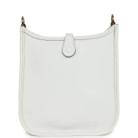 Hermes Evelyne TPM New White Clemence Gold Hardware Hermes Evelyne TPM New White Clemence Gold Hardware