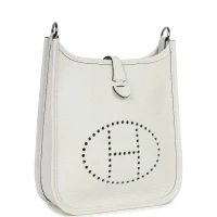 Hermes Evelyne TPM New White Maurice Palladium Hardware Hermes Evelyne TPM New White Maurice Palladium Hardware