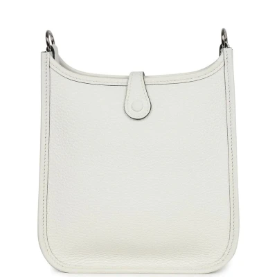 Hermes Evelyne TPM New White Maurice Palladium Hardware Hermes Evelyne TPM New White Maurice Palladium Hardware