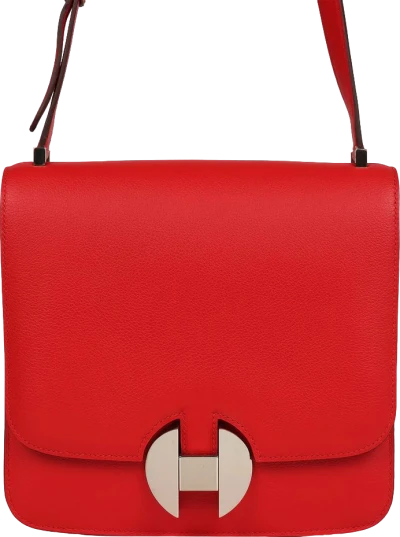 Hermes 2002-20 Rouge De Coeur Evercolor Palladium Hardware Hermes 2002-20 Rouge De Coeur Evercolor Palladium Hardware