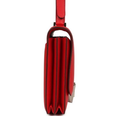 Hermes 2002-20 Rouge De Coeur Evercolor Palladium Hardware Hermes 2002-20 Rouge De Coeur Evercolor Palladium Hardware