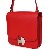 Hermes 2002-20 Rouge De Coeur Evercolor Palladium Hardware Hermes 2002-20 Rouge De Coeur Evercolor Palladium Hardware