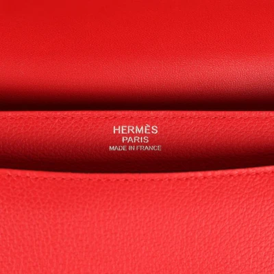 Hermes 2002-20 Rouge De Coeur Evercolor Palladium Hardware Hermes 2002-20 Rouge De Coeur Evercolor Palladium Hardware