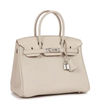 Hermes 3 En 1 Birkin 30 Beton Togo and Swift Palladium Hardware Hermes 3 En 1 Birkin 30 Beton Togo and Swift Palladium Hardware