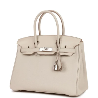 Hermes 3 En 1 Birkin 30 Beton Togo and Swift Palladium Hardware Hermes 3 En 1 Birkin 30 Beton Togo and Swift Palladium Hardware